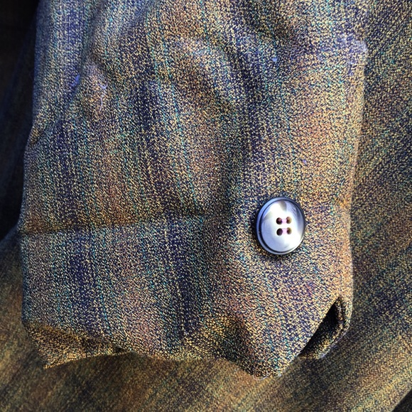 Vintage Brown/Tan/Olive Plaid Sportcoat - Picture 7 of 16